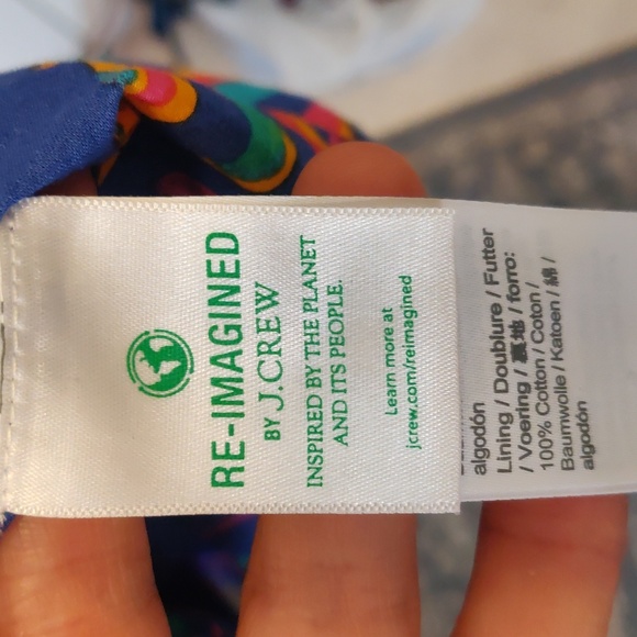 J Crew, Squareneck midi dress, Ruffles Brilliant Blue Dark Peo, Boho Size 6 - Picture 13 of 16